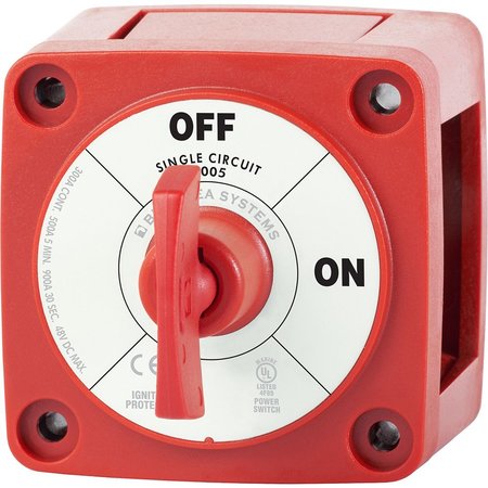 BLUE SEA SYSTEMS Blue Sea 6005 m-Series (Mini) Battery Switch Single Circuit ON/OFF 6005